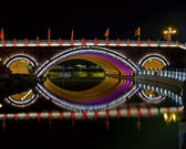 天波桥夜景